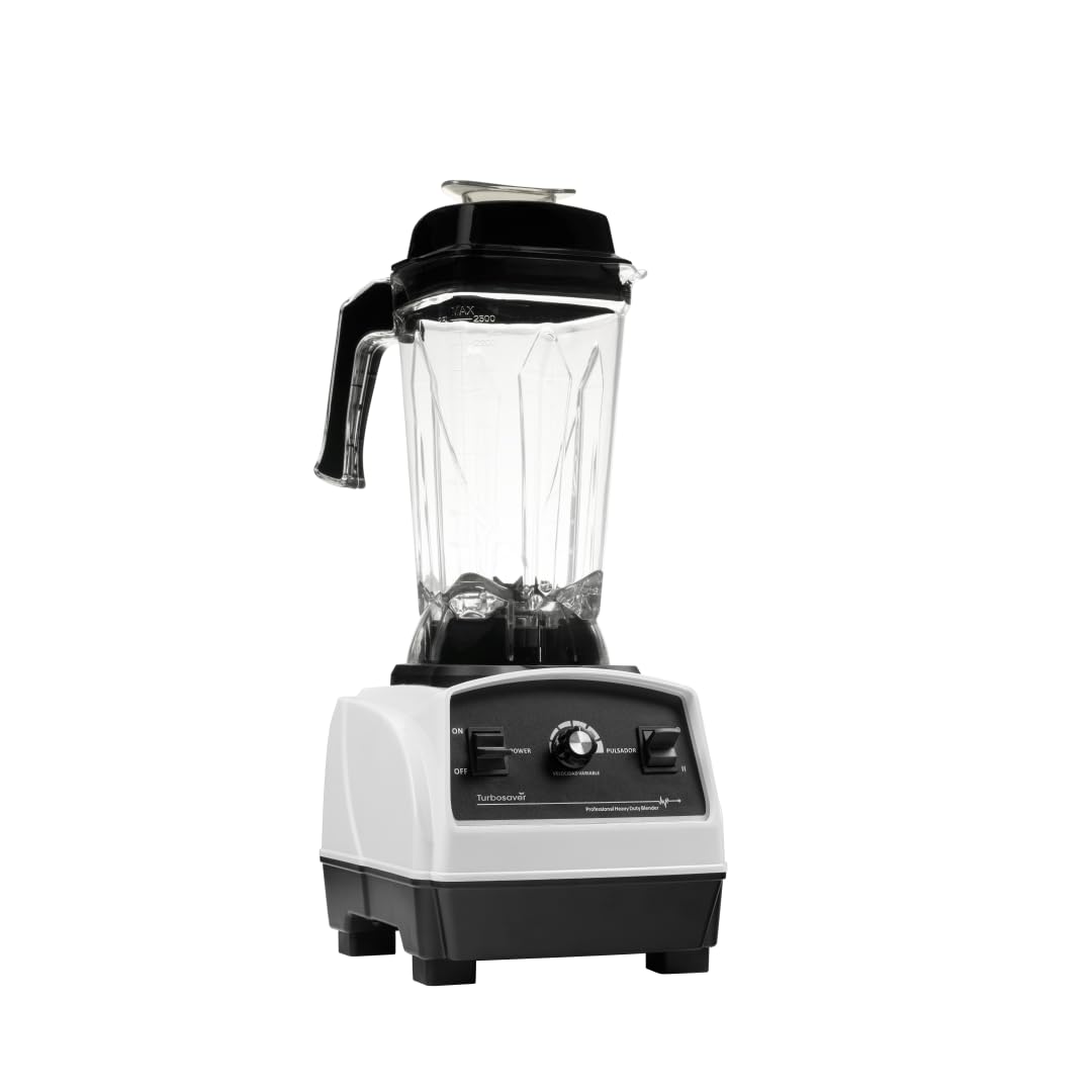 Turbosaver TB79 Professional Blender 1800W – 3.5HP, 35,000 RPM, Commercial Grade, Ice Crushing, 85 oz Tritan Jar